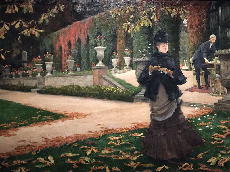 James Tissot, La lettre, vers 1878, huile sur toile, Musée des Beaux-Arts du Canada